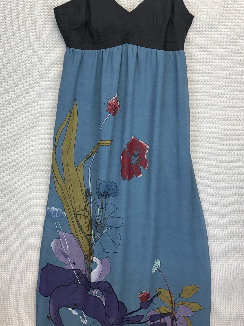 Whimsigoth Floral Babydoll Maxi Dress Sz S Flowy Garden Party Sugarlips Y2K Boho